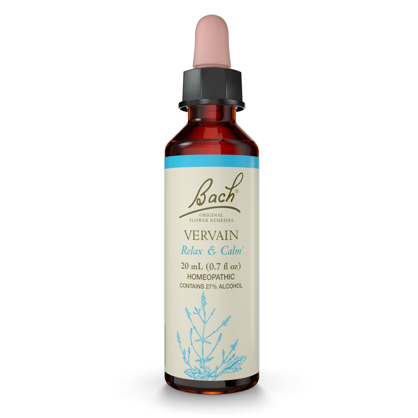 Bach Original Flower Remedies Vervain - Relax & Calm | 20mL Dropper
