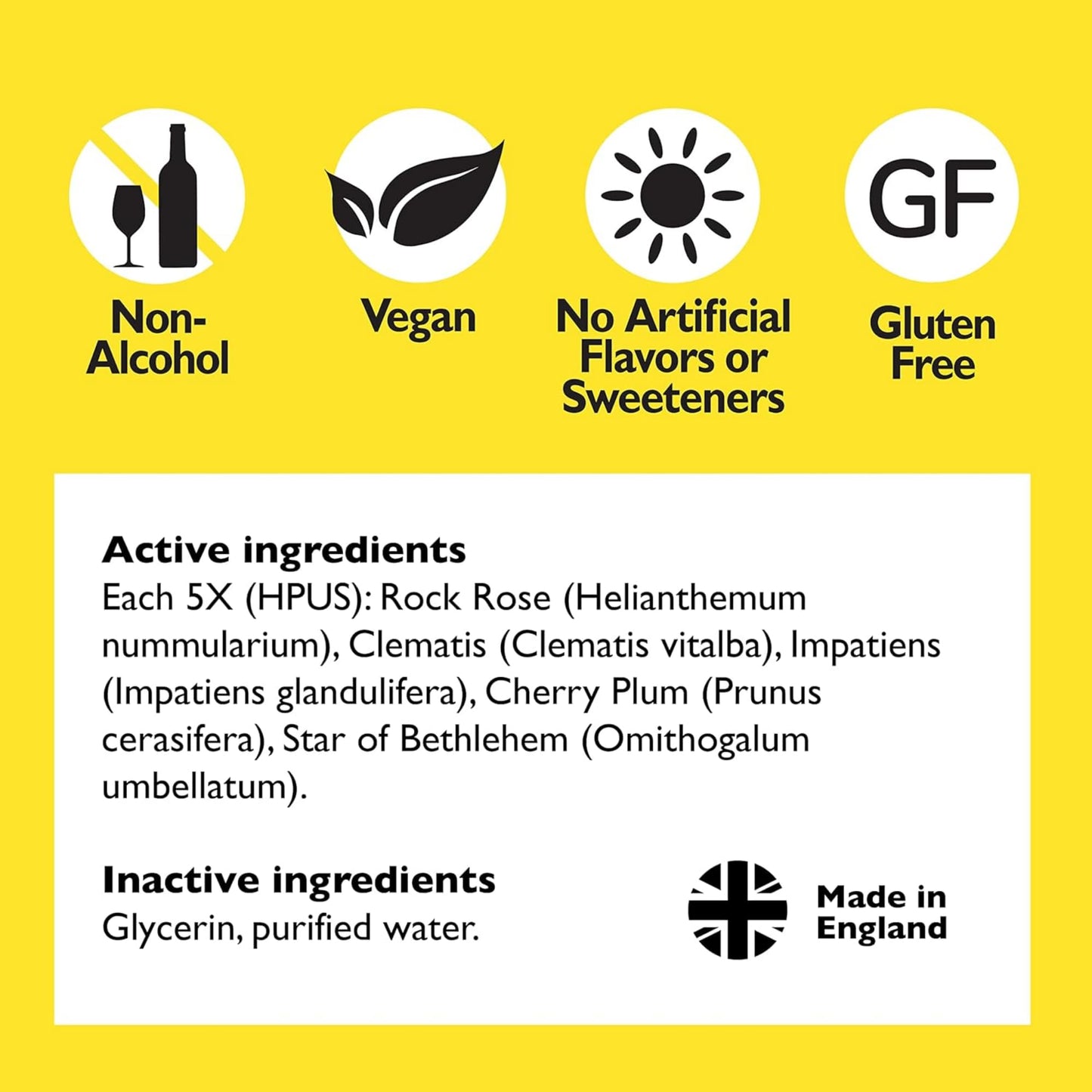 Bach Rescue Remedy Dropper 20mL – Pack of 2 | Non-Alcohol Formula, Natural Stress Relief