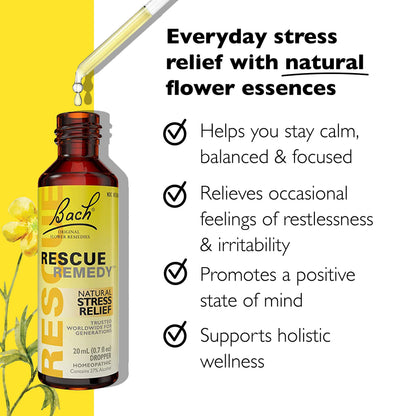 Day & Night Dropper Bundle — Bach Rescue Remedy & Rescue Sleep (2x20mL)
