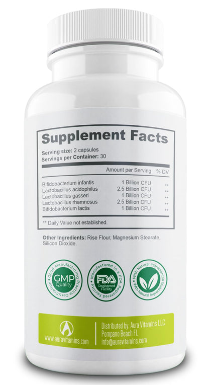 Bacticure Immune Support - 4 Bottles x 60 Capsules, Patented Formula