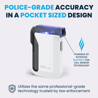 BACtrack Mobile Breathalyzer – Pro-Grade Accuracy, Wireless Smartphone Connectivity, HealthKit Integration