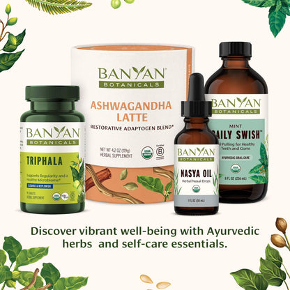 Banyan Botanicals Vata Massage Oil – Organic Ayurvedic Abhyanga Oil (8 oz)