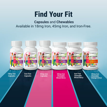 BariatricPal Multivitamin ONE 1 Per Day Iron Free Capsule - 30 Count
