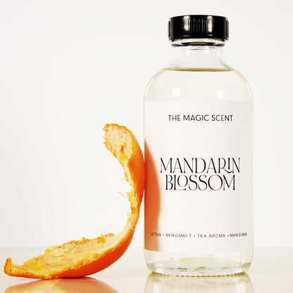 The Magic Scent Mandarin Blossom Diffuser Oil - Hotel & Home Luxury Scents Inspired by Maldives - Diffuser Oil Scents for Home Designed for Use in All Diffusers - 8.5 fl oz, 250 mL