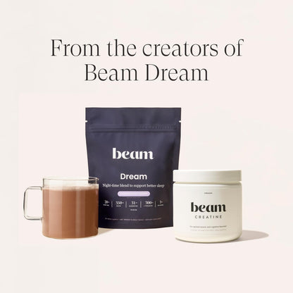Beam Creatine Powder – Third Party Tested, Micronized Creatine Monohydrate, Unflavored, 60 Servings