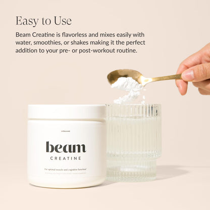 Beam Creatine Powder – Third-Party Tested Micronized Creatine Monohydrate