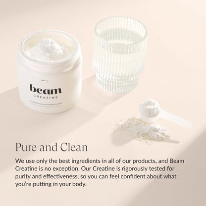 Beam Creatine Powder – Third-Party Tested, Micronized Creatine Monohydrate