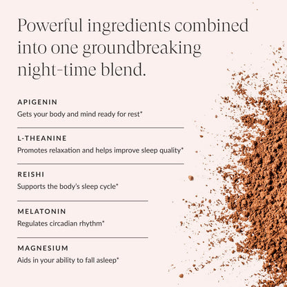 Beam Dream Sleep Powder – L-Theanine, Apigenin, Magnesium & Melatonin | Non-GMO, Third-Party Tested Sleep Support