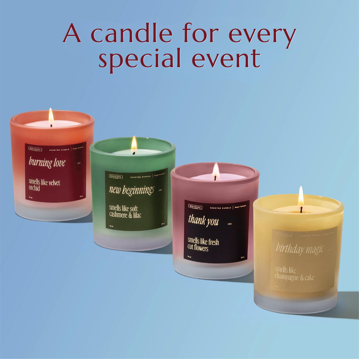 New Beginnings 10oz Soy Candle – Cashmere & Lilac | Benevolence LA