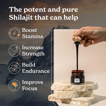 Better Alt Himalayan Shilajit Resin – High Potency Gold Grade, 400 mg, 150 Servings, Lab-Tested, Energy & Immune Support