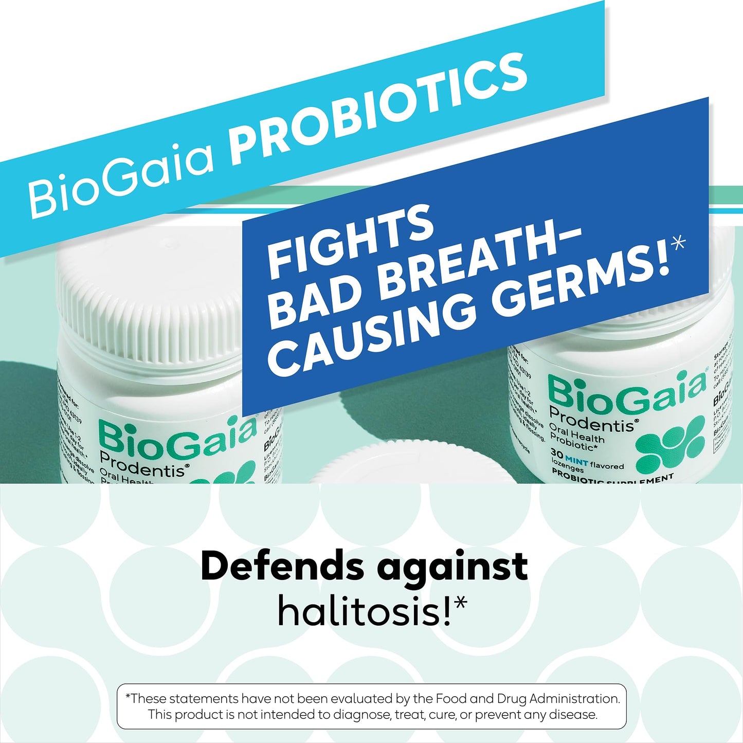 BioGaia Prodentis – Apple Flavored Oral Probiotic Lozenges for Healthy Gums & Fresh Breath