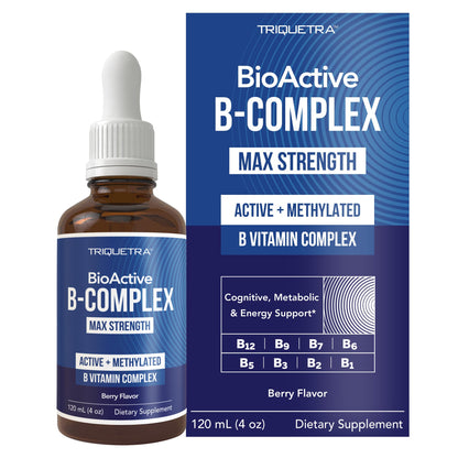 BioActive Vitamin B Complex - Liquid 4 oz | Methylated B Vitamins