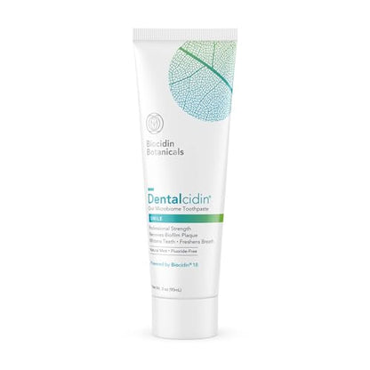 Biocidin Dentalcidin Fluoride-Free Toothpaste – Plant-Based Whitening for Adults (3 oz)