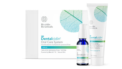 Biocidin Dentalcidin Oral Care System – Fluoride-Free Toothpaste & Liposomal Rinse (2-Piece Set) | Plant-Based, Professional-Strength for Adults