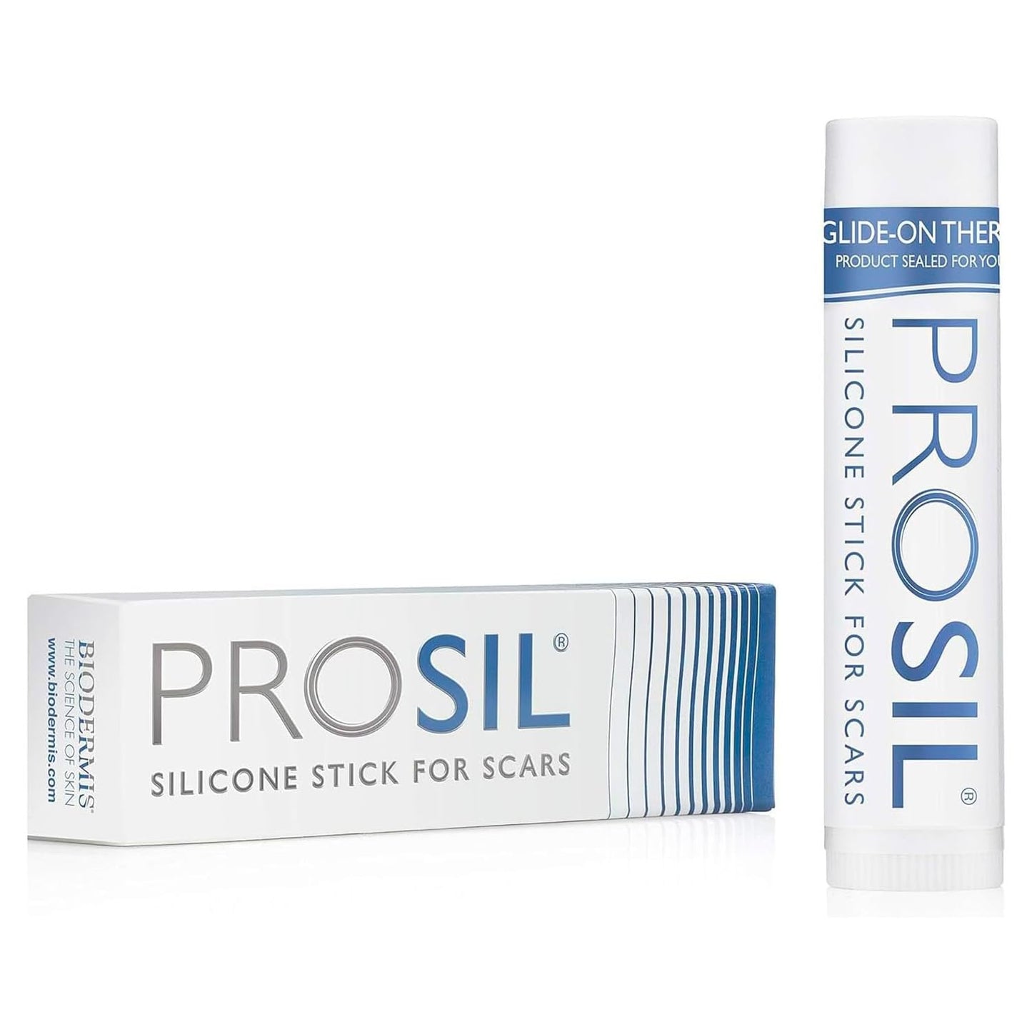 BIODERMIS ProSIL Silicone Scar Stick – Non-Invasive Scar Gel for Surgical, Acne & Burn Scars (17g)