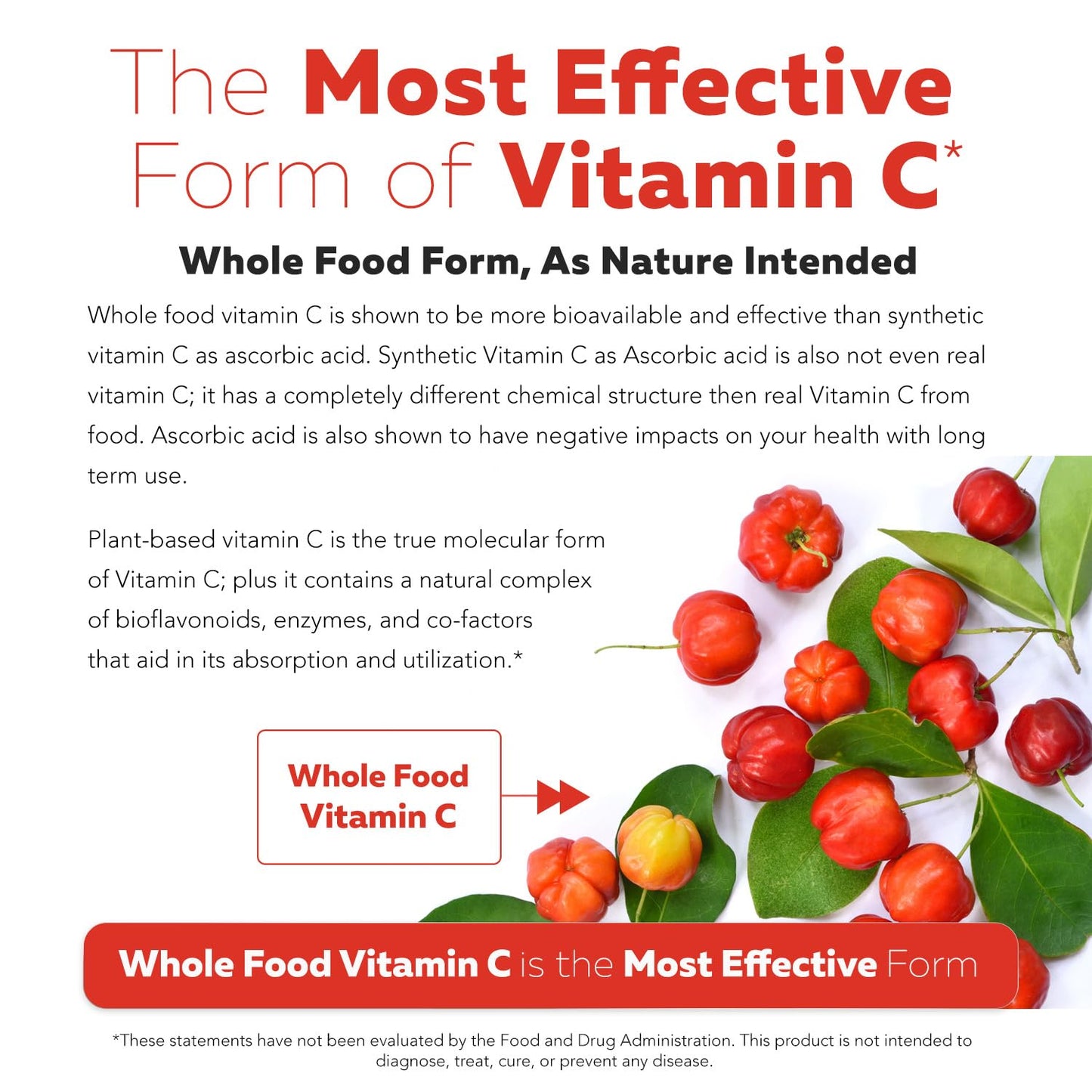 Organic Vitamin C Liquid 250 mg – Whole Food Vitamin C with Citrus Bioflavonoids & Rutin | Immune Support