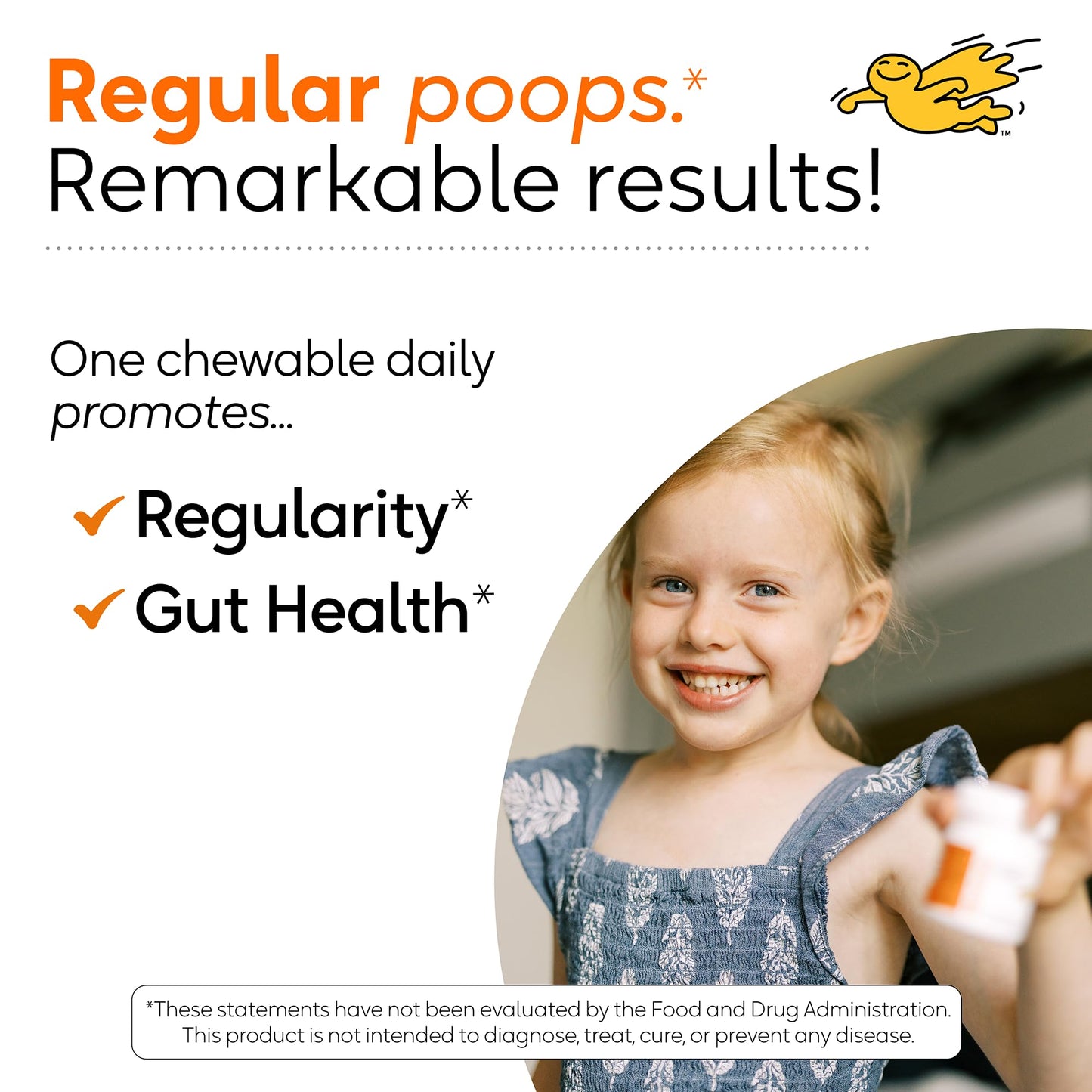BioGaia Kids Probiotic Chewables | Gentle Digestive Support for Ages 3+ | 90 Day Supply