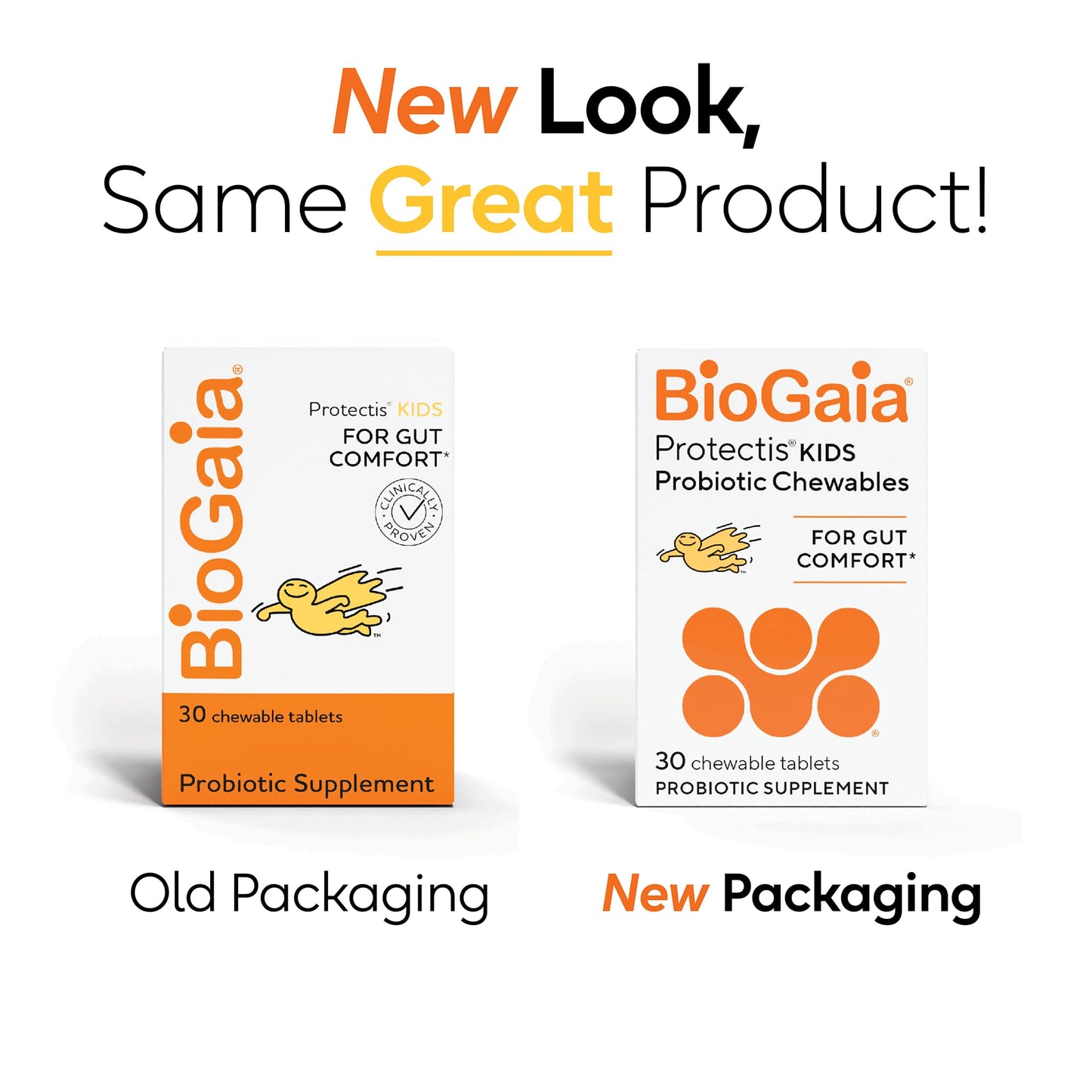 BioGaia Kids Probiotic Chewables | Gentle Digestive Support for Ages 3+ | 90 Day Supply