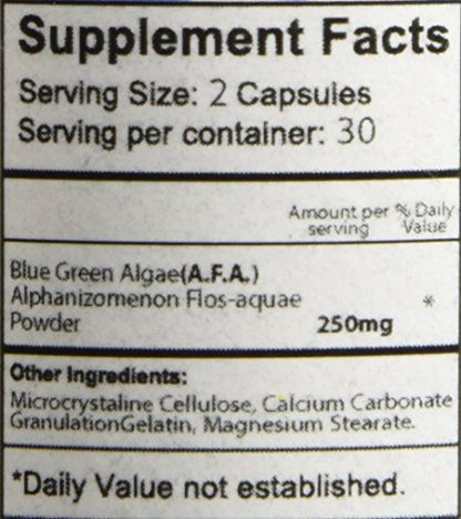 Bioxtron Natural Stem Cell Supplement Chewables – Spirulina, Chlorella, AFA | Energy, Immune & Joint Support | 60 Tablets (30 Servings)
