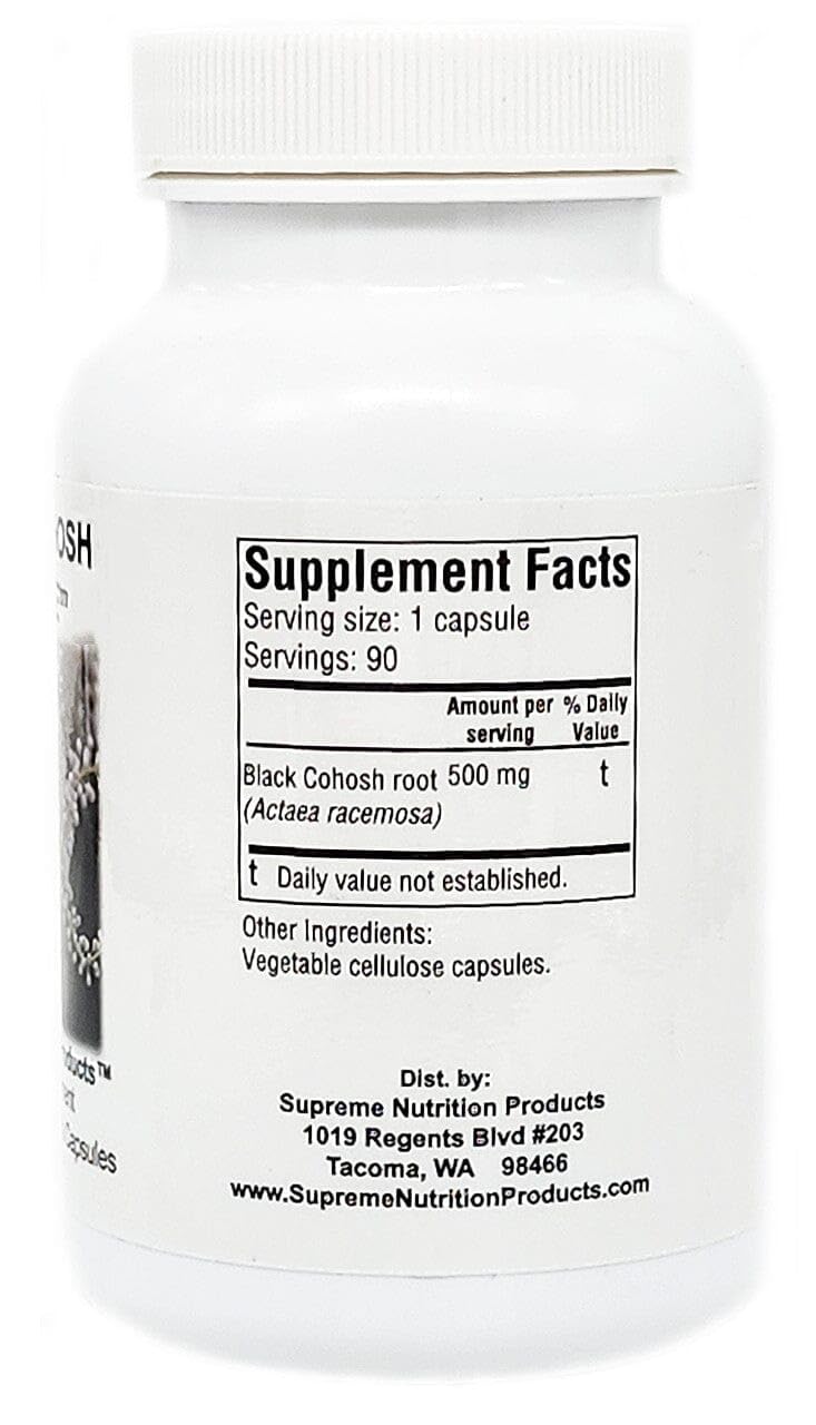 Supreme Nutrition Black Cohosh Supreme - 90 Pure Vegetarian Capsules