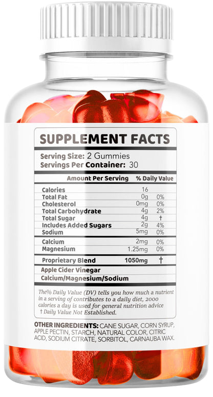 (2 Pack) Blast Keto ACV Gummies - All-Natural Apple Cider Vinegar Formula, 120 Gummies, 1050MG Vitamin Gummies