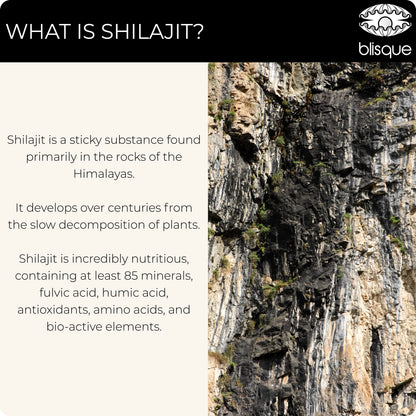 Blisque Shilajit Resin - Organic Himalayan Supplement for Women’s Health | 60g