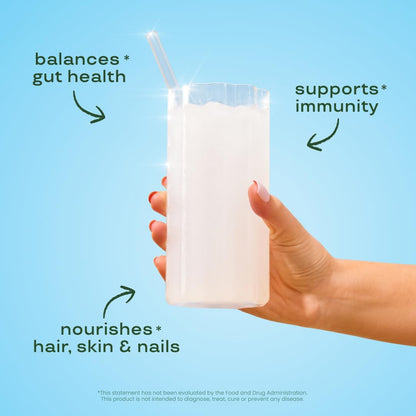 Bloom Nutrition Bovine Colostrum Powder Packet - Gut Health, Immune Support, Hair Growth & Beauty | Gluten Free, Sugar Free, Unflavored, 15 Servings