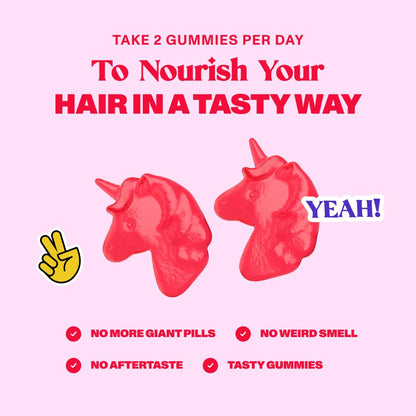Bloom Robbins 60 Hair Gummies – Faster Hair Growth Vitamins for Women, 5000 mcg Biotin