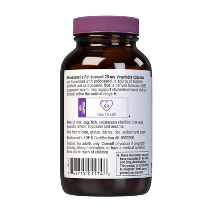 BlueBonnet Policosanol Supplement 60 Count – Heart Health Support