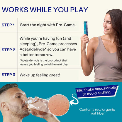 Blueshift Pre-Game NAC Electrolytes, Liver Support (14 Pack)