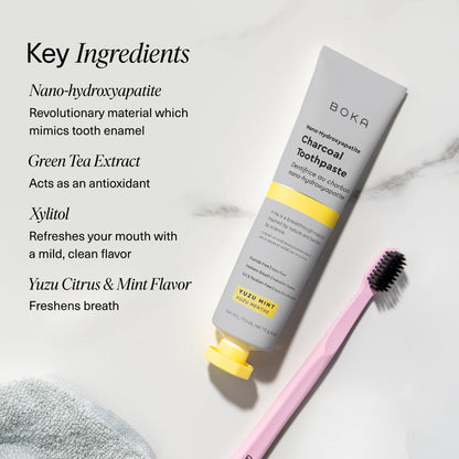 Boka Fluoride-Free Toothpaste | Nano Hydroxyapatite | For Sensitive Teeth