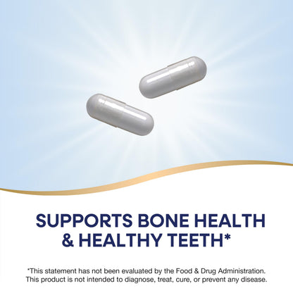 Nature's Way Calcium Citrate 500 mg - 2-Capsule Serving, 250 Capsules | Bone Health & Muscle Function