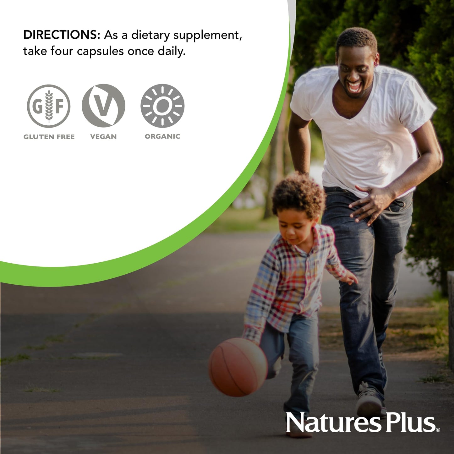 NaturesPlus Source of Life Garden Organic Calcium with AlgaeCal – Vegan, Gluten-Free, 120 Capsules