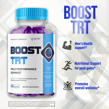 Boost TRT Gummies for Men – Official BoostTRT Gummy Supplement (60 Gummies)