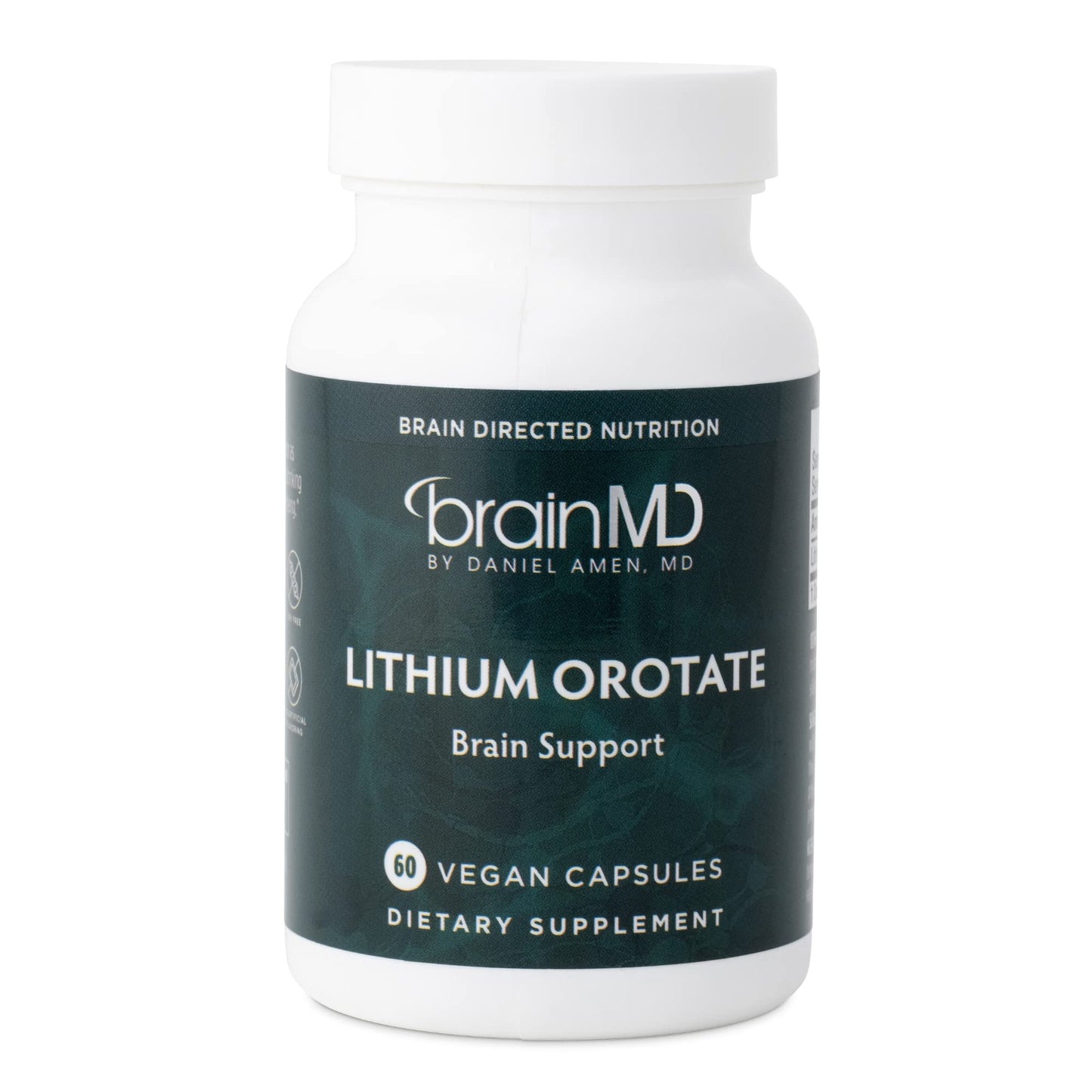 BRAINMD Dr Amen Lithium Ootate - 60 Capsules (60 Servings) | Brain Health | Gluten Free