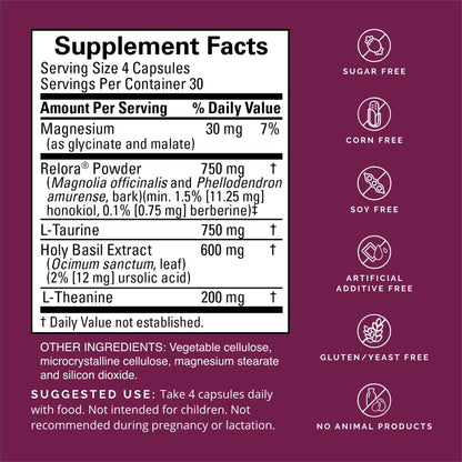 BrainMD Everyday Stress Relief 2-Pack – 120 Capsules, Non-Drowsy & Gluten Free