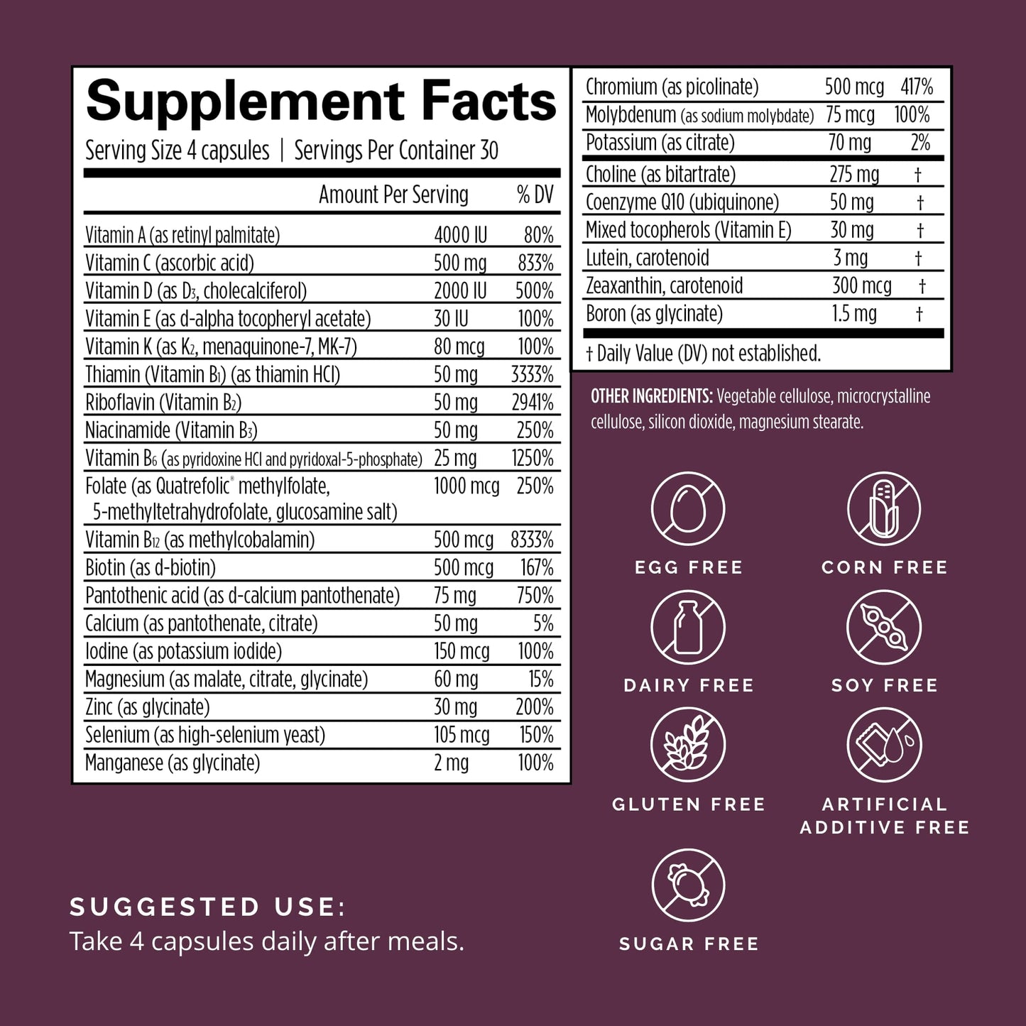 BrainMD Smart Prenatal – 120 Capsules | Gluten-Free Multivitamin for Mom & Baby