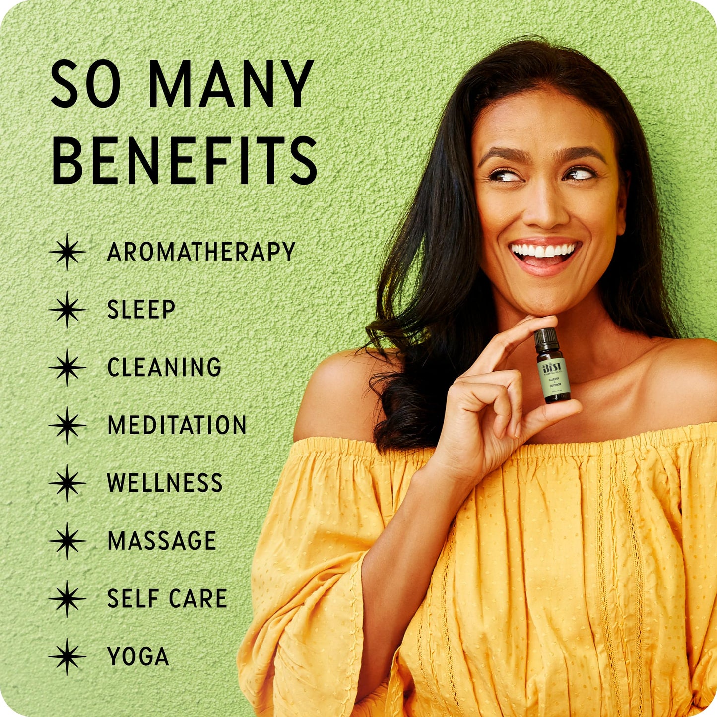 The Best Essential Oil Co. Breathe + Sinus Roll-On - Premium Grade, Pre-Diluted in Coconut Oil, 10 ml