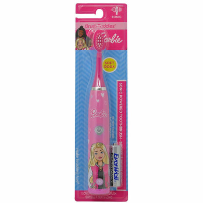 Brush Buddies Barbie Kids Electric Toothbrush – Soft Bristles & Sonic Power