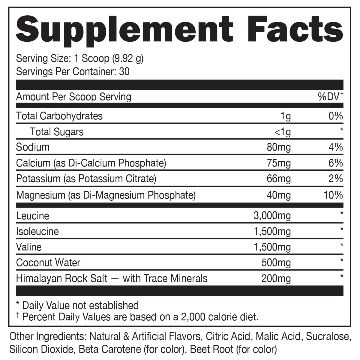Bucked Up Original BCAA 2:1:1 – Apple Jacked Flavor | 30 Servings | Pre/Post Workout