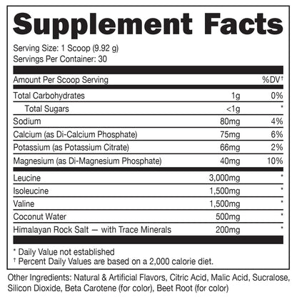 Bucked Up Original BCAA 2:1:1 – Apple Jacked Flavor | 30 Servings | Pre/Post Workout