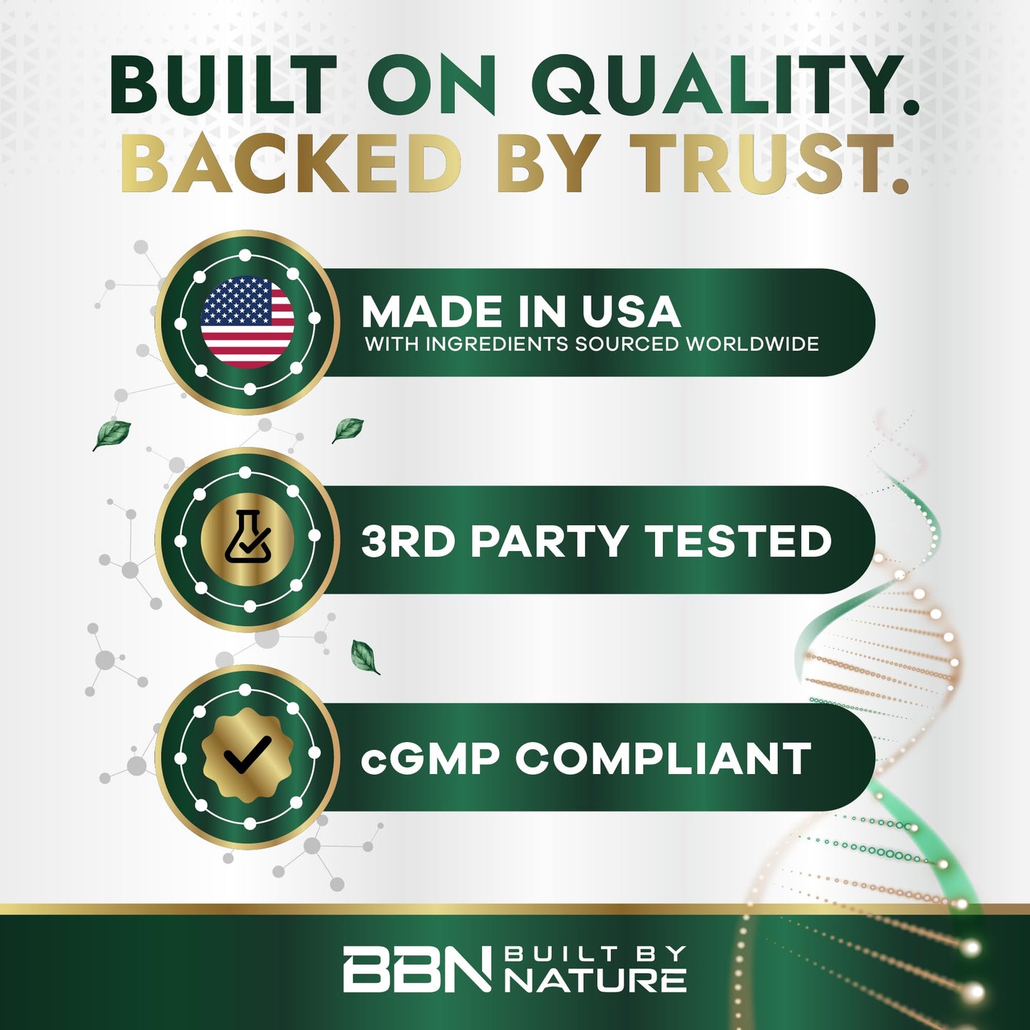 Built by Nature Apple Cider Vinegar Capsules 1877mg – Immune & Digestive Support (120 Pills)