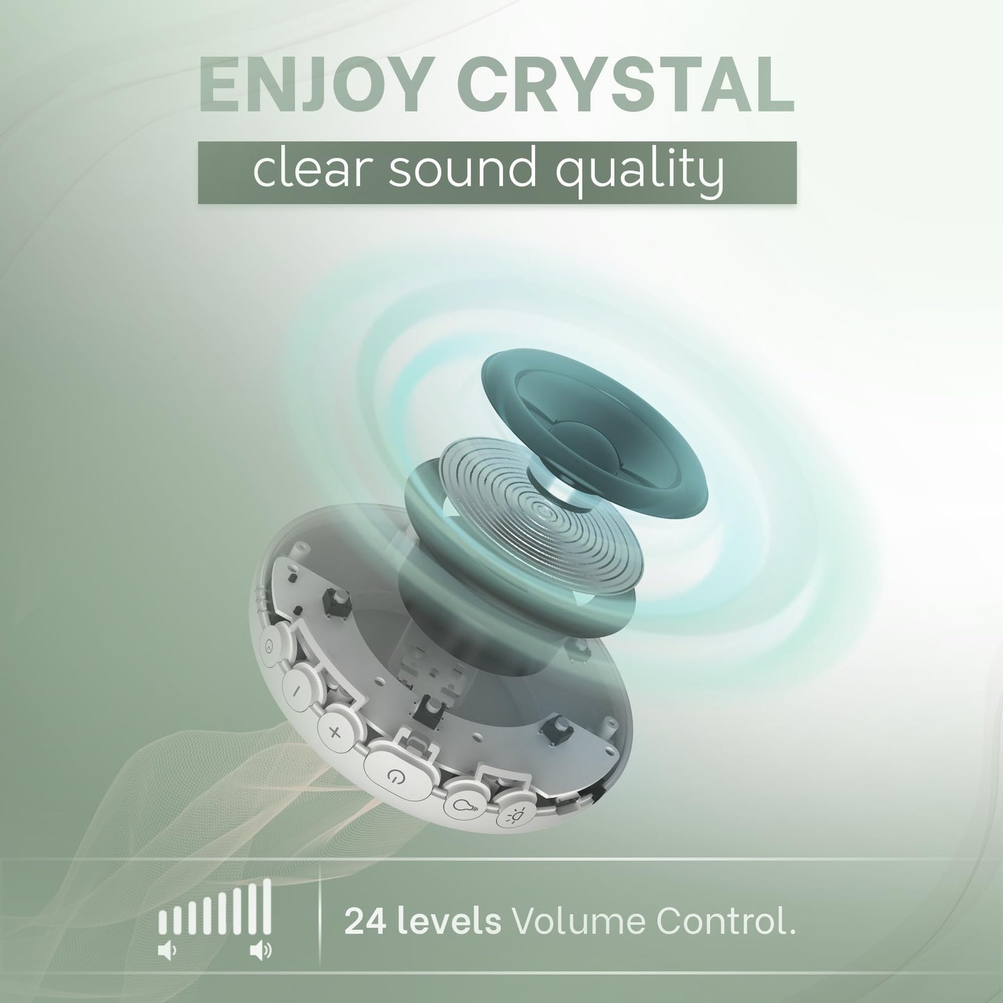 Calm Me 2-Pack White Noise Sound Machine — Office Privacy & Noise Blocking (20 Sounds)