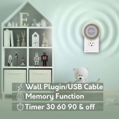 Calm Me 3 Pack White Noise Machine for Office Privacy and Focus — 20 Sounds