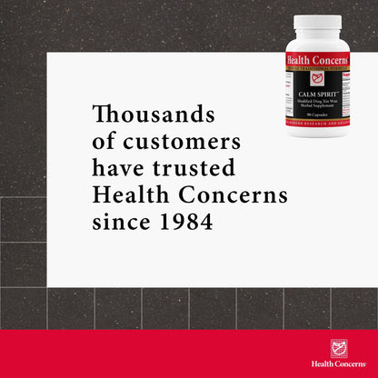 Health Concerns Calm Spirit – Stress Relief Supplement