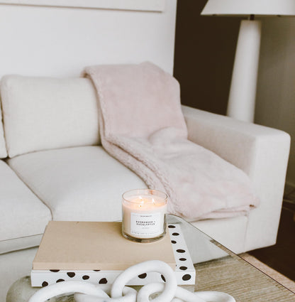 Calyan Wax Co. Aspen & Fog 3 Wick Scented Candle – 43 Hour Burn | Non-Toxic Soy Wax 14.9oz