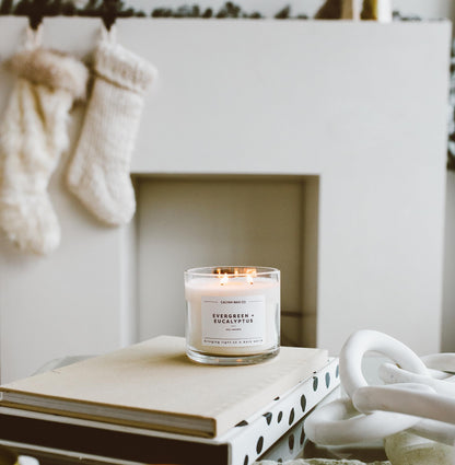 Calyan Wax Co. 3-Wick Soy Candle – 14.9oz Home & Holiday