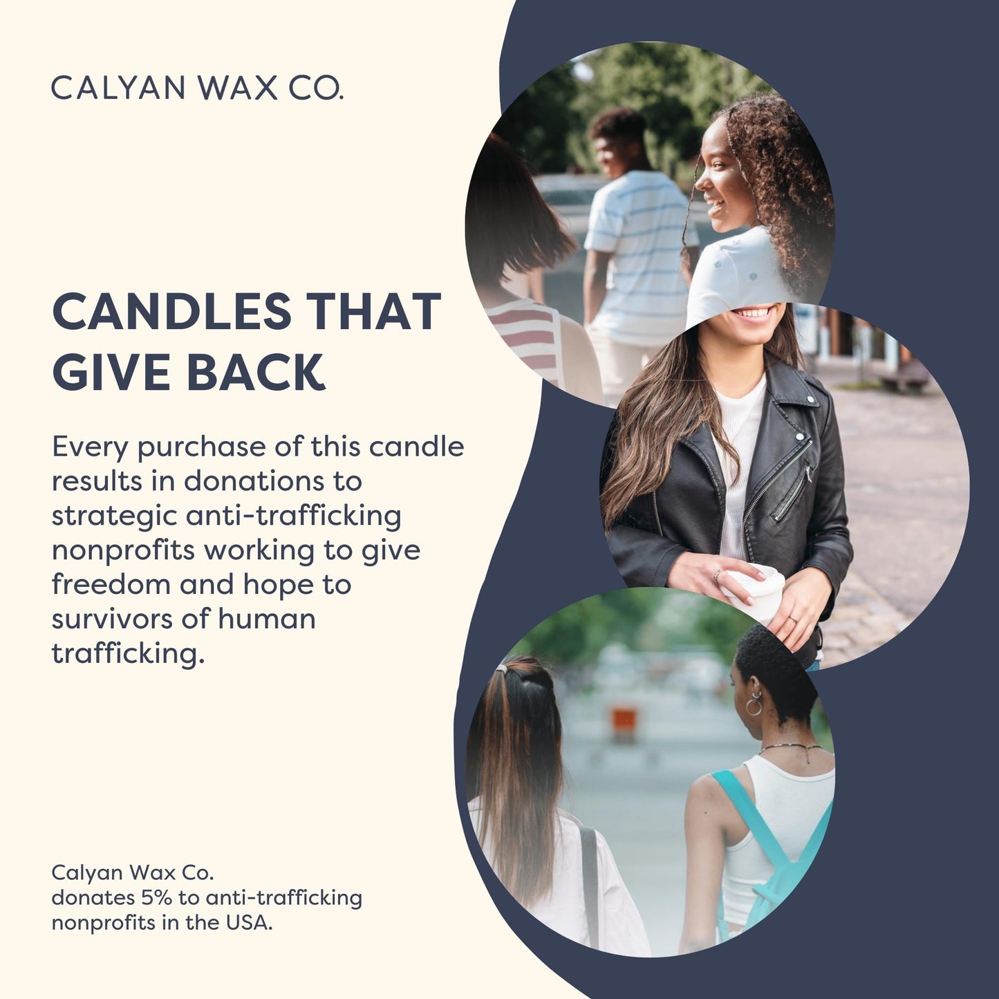 Calyan Wax Co. Musk & Teakwood Candle | 57-Hour Burn, Non-Toxic Soy, Amber Glass Jar 7.2oz