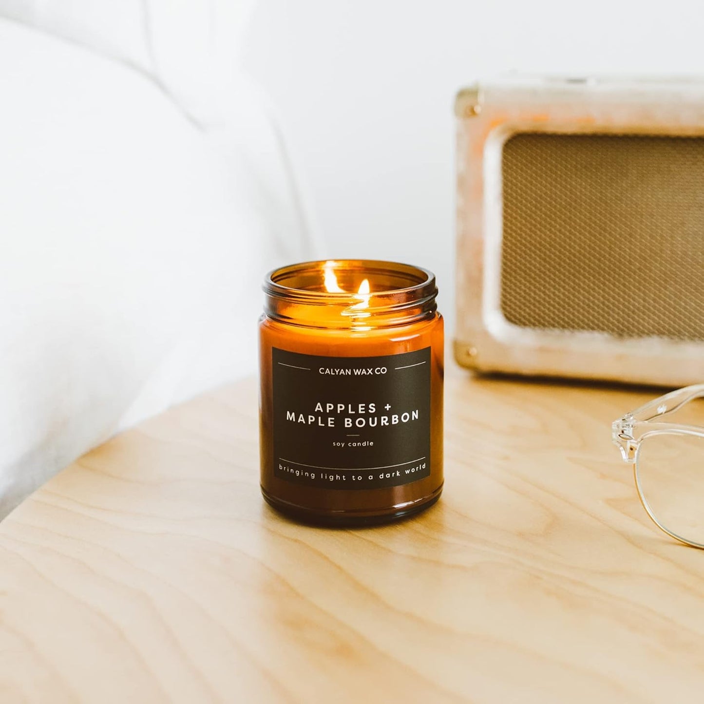 Calyan Wax Co. Palo Santo & Cypress Candle | 57h Burn • Non-Toxic Soy • 7.2oz