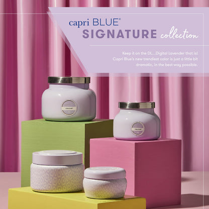 Capri Blue Lavender Volcano Travel Tin Jar Candle - 8.5 oz Luxury Soy Wax